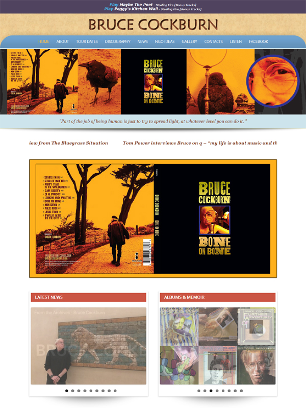 Bruce Cockburn - brucecockburn.com