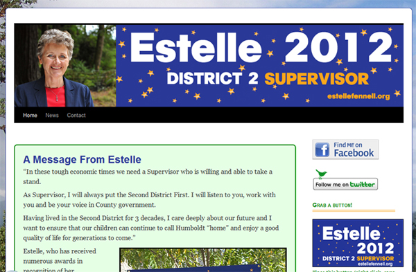 Estelle Fennell - candidate for 2nd district supervisor Humboldt County